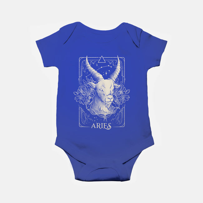 Aries Tarot-Baby-Basic-Onesie-eduely