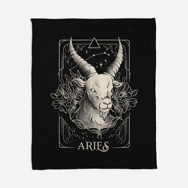 Aries Tarot-None-Fleece-Blanket-eduely