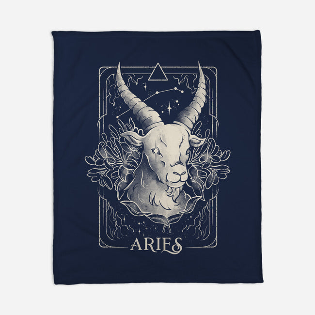 Aries Tarot-None-Fleece-Blanket-eduely