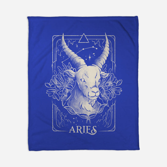 Aries Tarot-None-Fleece-Blanket-eduely