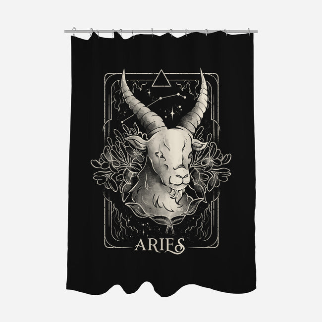 Aries Tarot-None-Polyester-Shower Curtain-eduely