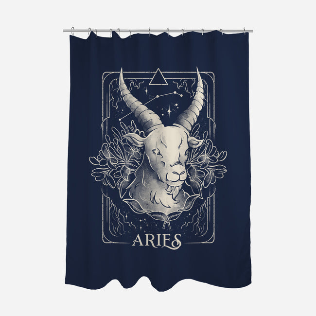Aries Tarot-None-Polyester-Shower Curtain-eduely