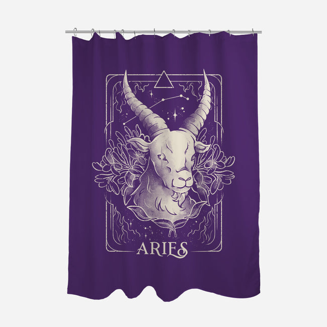 Aries Tarot-None-Polyester-Shower Curtain-eduely