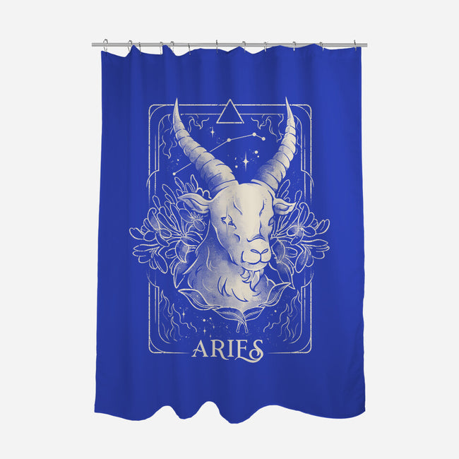 Aries Tarot-None-Polyester-Shower Curtain-eduely