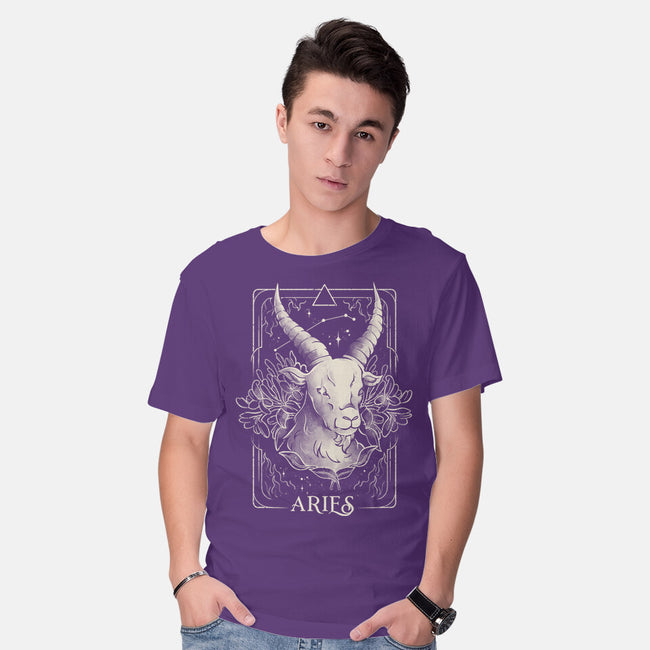 Aries Tarot-Mens-Basic-Tee-eduely