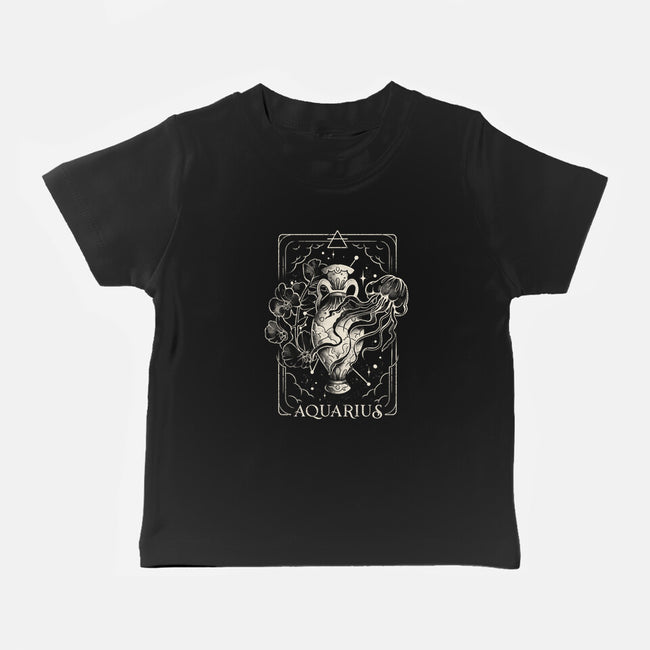 Aquarius Tarot-Baby-Basic-Tee-eduely