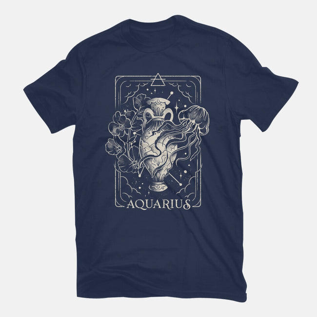 Aquarius Tarot-Unisex-Basic-Tee-eduely