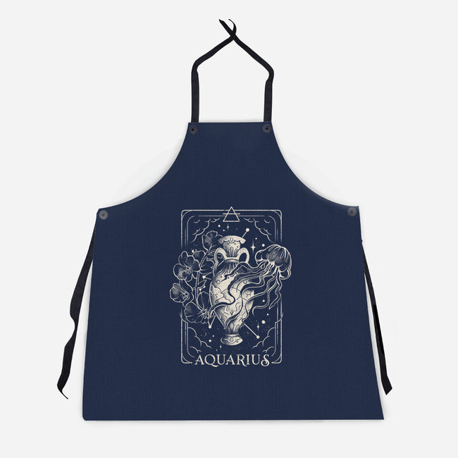 Aquarius Tarot-Unisex-Kitchen-Apron-eduely
