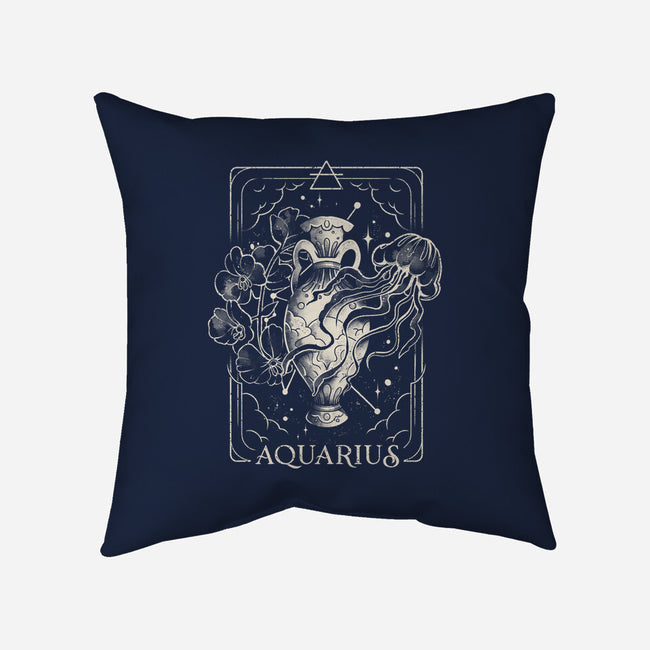 Aquarius Tarot-None-Removable Cover w Insert-Throw Pillow-eduely