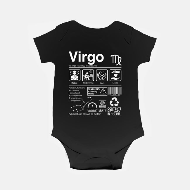 Virgo Label-Baby-Basic-Onesie-DrMonekers