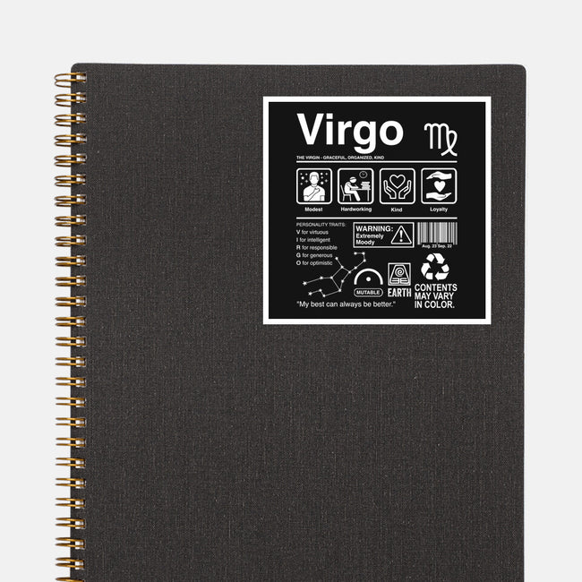 Virgo Label-None-Glossy-Sticker-DrMonekers