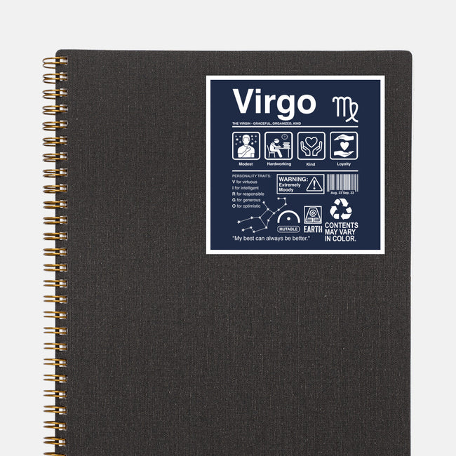 Virgo Label-None-Glossy-Sticker-DrMonekers