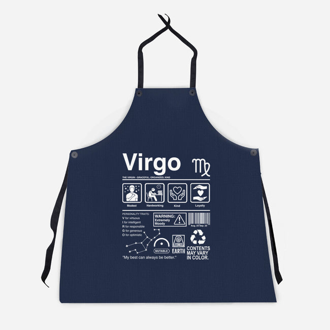Virgo Label-Unisex-Kitchen-Apron-DrMonekers