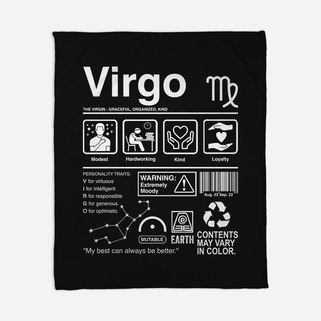 Virgo Label-None-Fleece-Blanket-DrMonekers