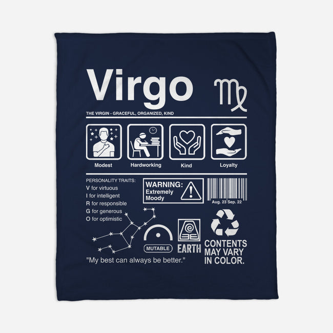Virgo Label-None-Fleece-Blanket-DrMonekers