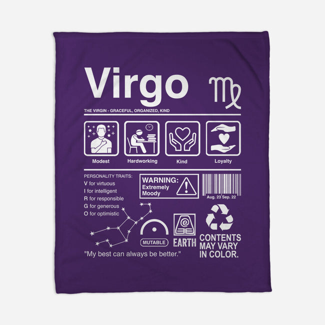 Virgo Label-None-Fleece-Blanket-DrMonekers