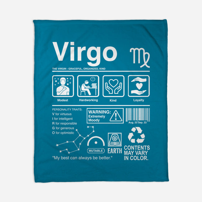Virgo Label-None-Fleece-Blanket-DrMonekers
