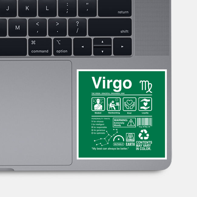 Virgo Label-None-Glossy-Sticker-DrMonekers