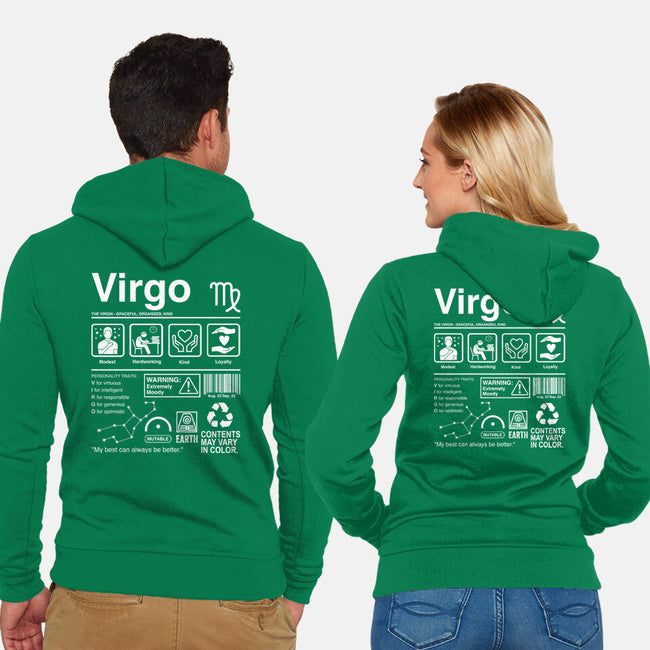 Virgo Label-Unisex-Zip-Up-Sweatshirt-DrMonekers
