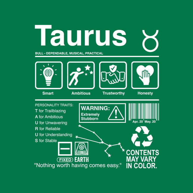 Taurus Label-None-Glossy-Sticker-DrMonekers