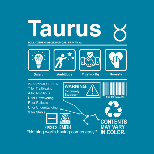 Taurus Label-None-Removable Cover w Insert-Throw Pillow-DrMonekers