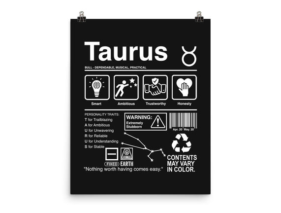 Taurus Label
