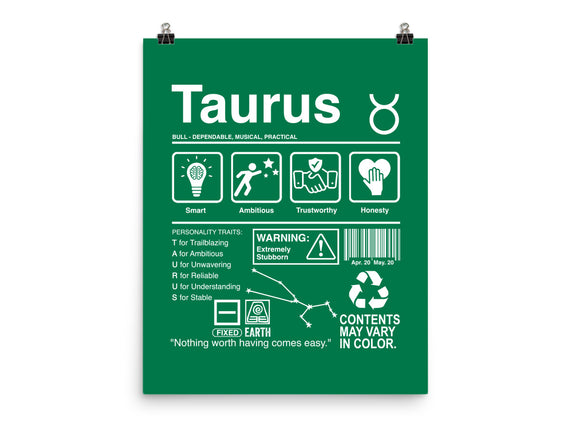 Taurus Label