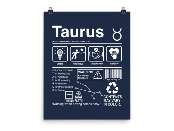 Taurus Label