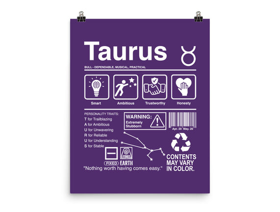 Taurus Label