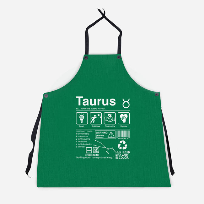 Taurus Label-Unisex-Kitchen-Apron-DrMonekers