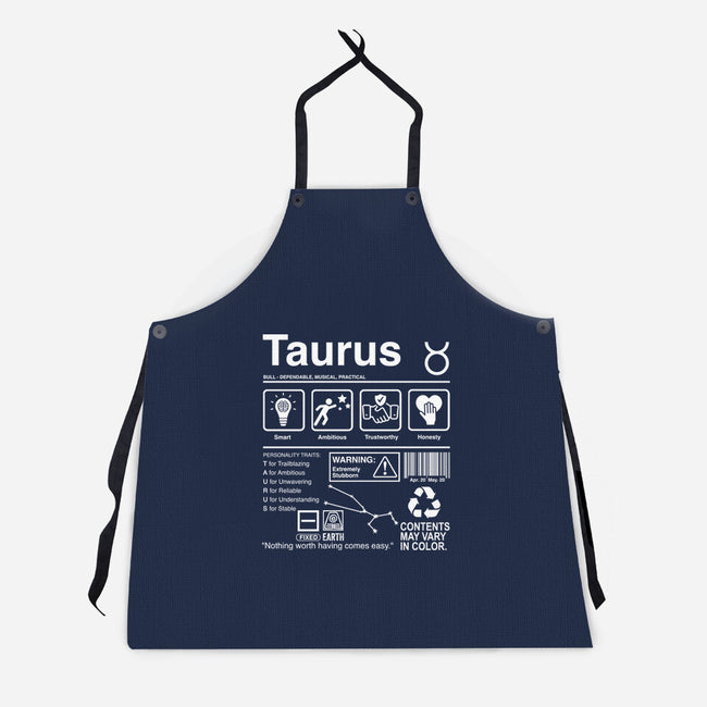 Taurus Label-Unisex-Kitchen-Apron-DrMonekers