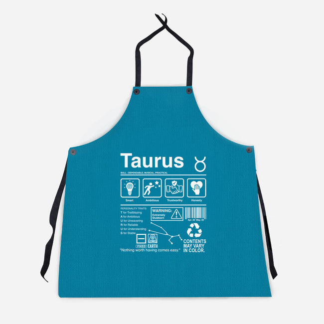 Taurus Label-Unisex-Kitchen-Apron-DrMonekers