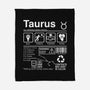 Taurus Label-None-Fleece-Blanket-DrMonekers