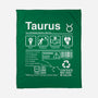 Taurus Label-None-Fleece-Blanket-DrMonekers