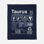 Taurus Label-None-Fleece-Blanket-DrMonekers