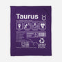 Taurus Label-None-Fleece-Blanket-DrMonekers