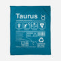 Taurus Label-None-Fleece-Blanket-DrMonekers
