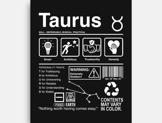 Taurus Label