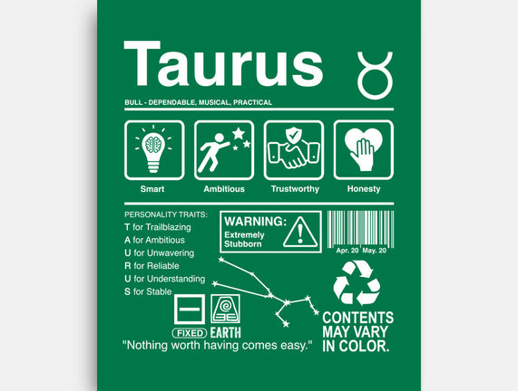 Taurus Label