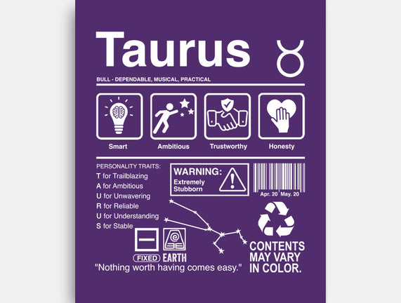 Taurus Label