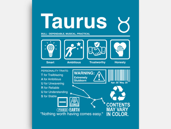 Taurus Label