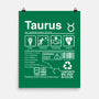 Taurus Label-None-Matte-Poster-DrMonekers