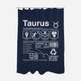 Taurus Label-None-Polyester-Shower Curtain-DrMonekers
