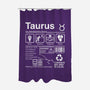 Taurus Label-None-Polyester-Shower Curtain-DrMonekers