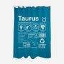 Taurus Label-None-Polyester-Shower Curtain-DrMonekers