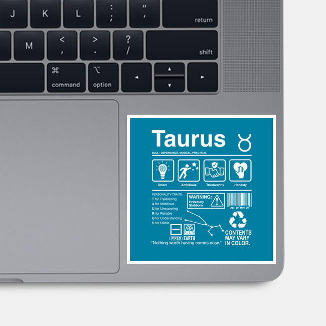 Taurus Label-None-Glossy-Sticker-DrMonekers