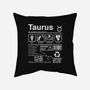 Taurus Label-None-Removable Cover w Insert-Throw Pillow-DrMonekers