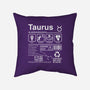 Taurus Label-None-Removable Cover w Insert-Throw Pillow-DrMonekers