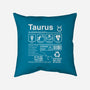Taurus Label-None-Removable Cover w Insert-Throw Pillow-DrMonekers