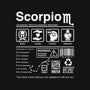 Scorpio Label-None-Removable Cover w Insert-Throw Pillow-DrMonekers